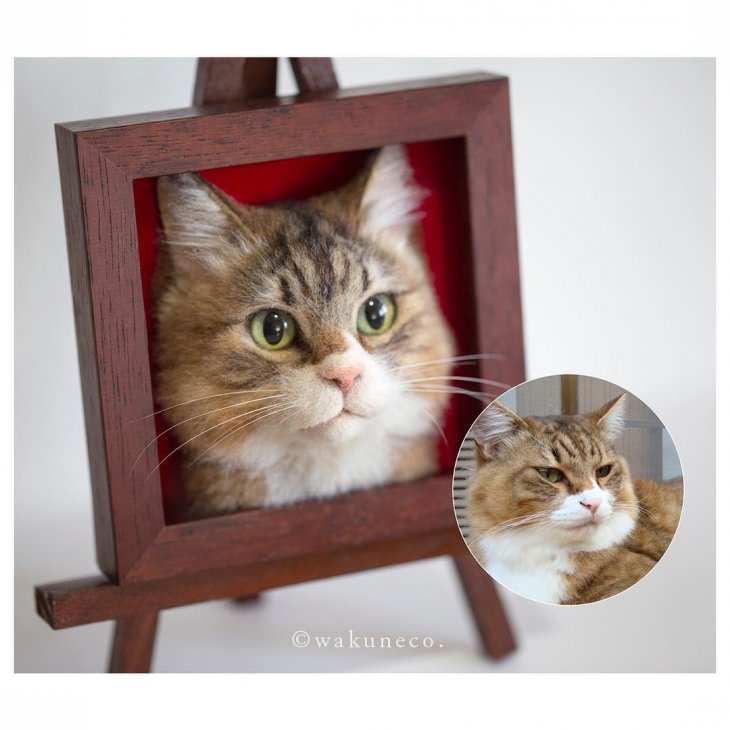 В Японии растет популярность 3D-портретов кошек