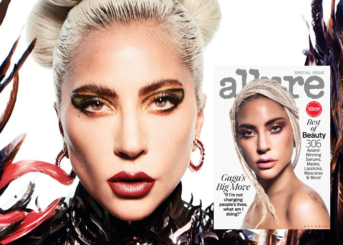 Леди Гага снялась для октябрьского номера журнала Allure