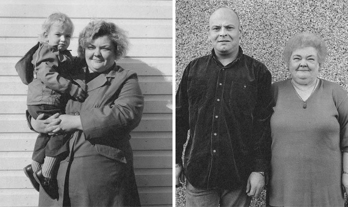 Фотограф сделал фотографии незнакомцев в 1970-х, а через 20 лет, снова нашел их