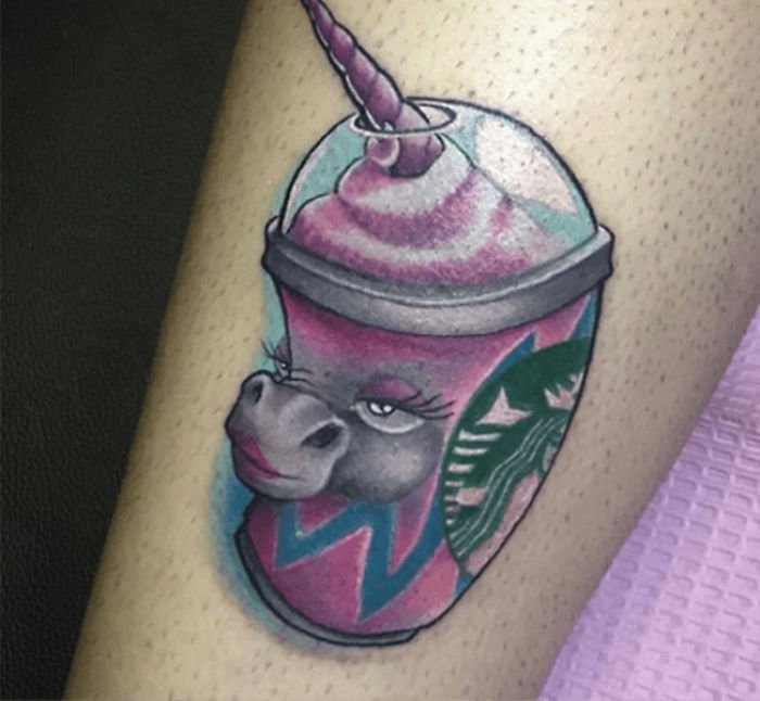 Татуировки любителей Starbucks