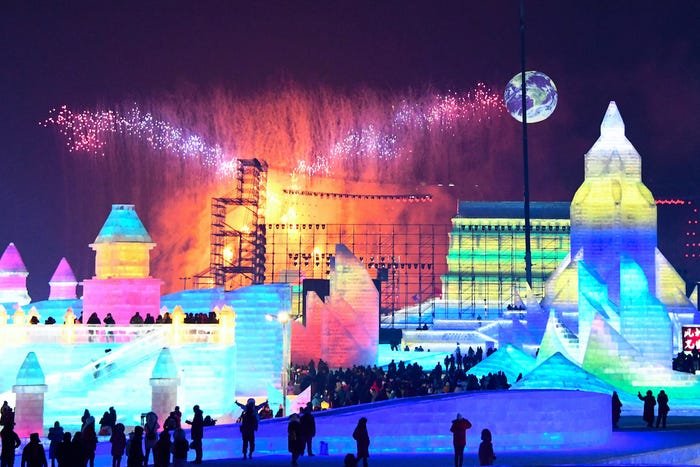 36-ой Харбинский фестиваль ледяных скульптур