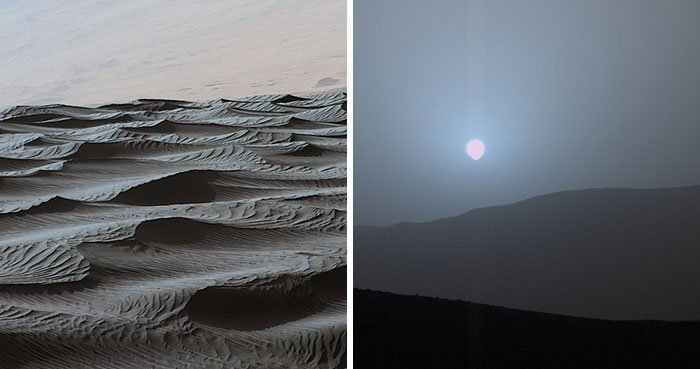Фотографии Марса, сделанные марсоходом НАСА за 7 лет
