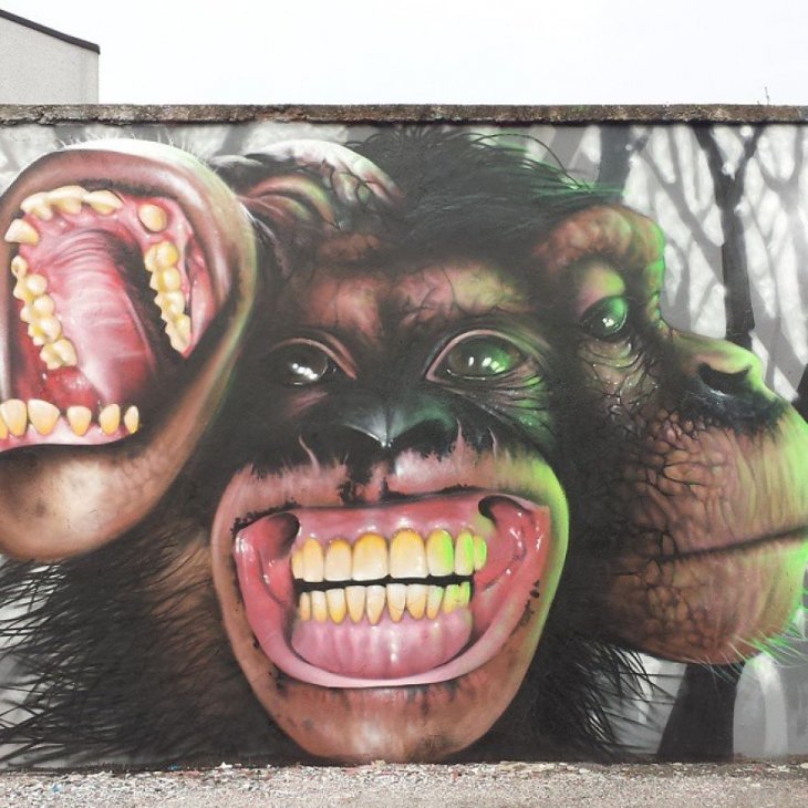 Street Art художник Каиффа