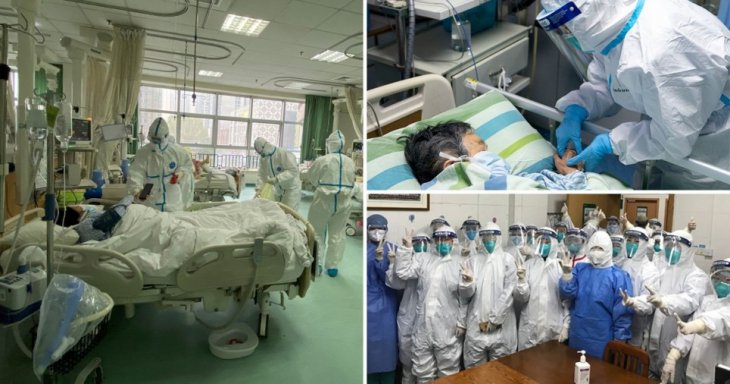 Внутри больницы в Ухани, где врачи борются с смертоносным коронавирусом