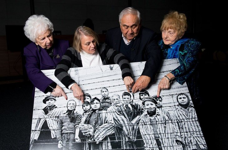 Встреча через 70 лет бывших узников Освенцима