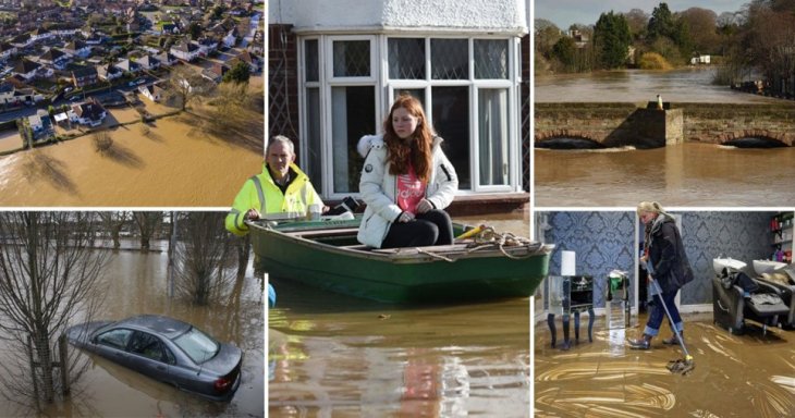 Наводнения в Великобритании после урагана Деннис