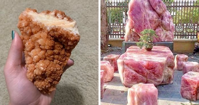 Камни, очень похожие на продукты