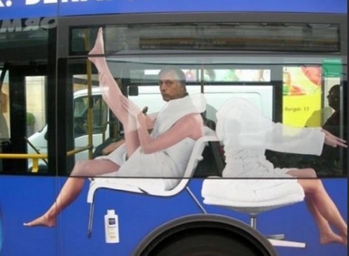 Креативный дизайн и реклама автобусов