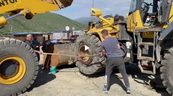 Эпичный шиномонтаж