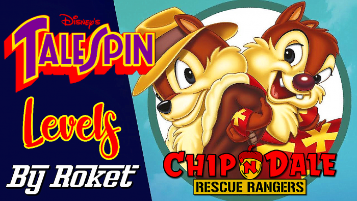Chip And Dale Rescue Rangers (Tale Spin levels) - NES Hack GAMES