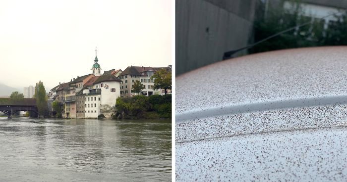 В швейцарском городе Ольтен прошёл шоколадный дождь