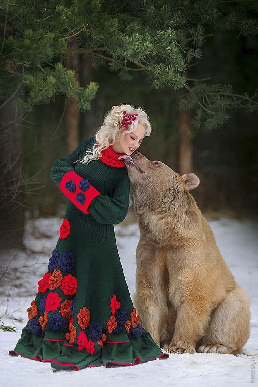 фото с медведем степаном