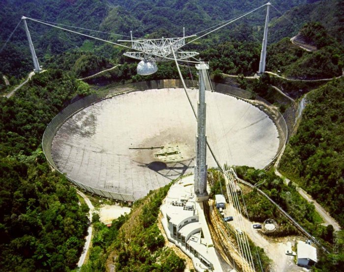 В Пуэрто-Рико разрушился радиотелескоп Аресибо