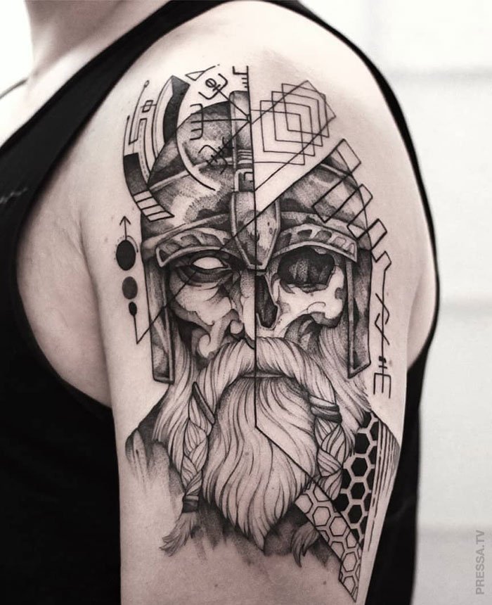 Татуировки на тему викингов