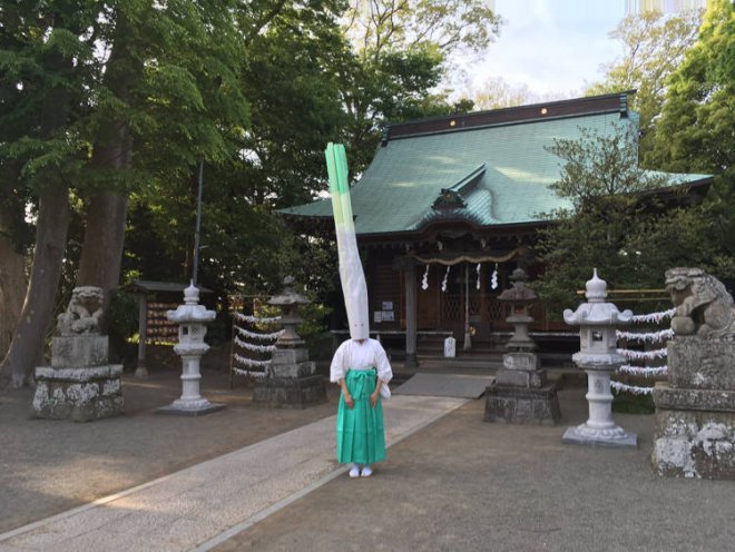Negi Head - странный ритуал "зеленого лука" в японском храме