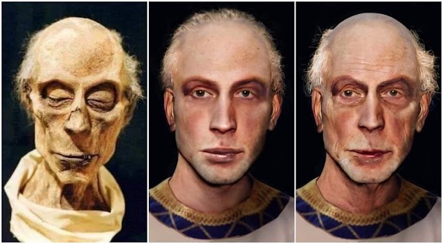 Реконструкция лица Рамзеса II по мумии