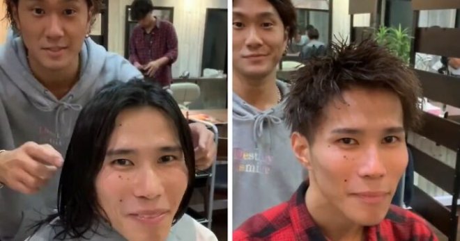 Японский парикмахер демонстрирует, как важны для людей прически