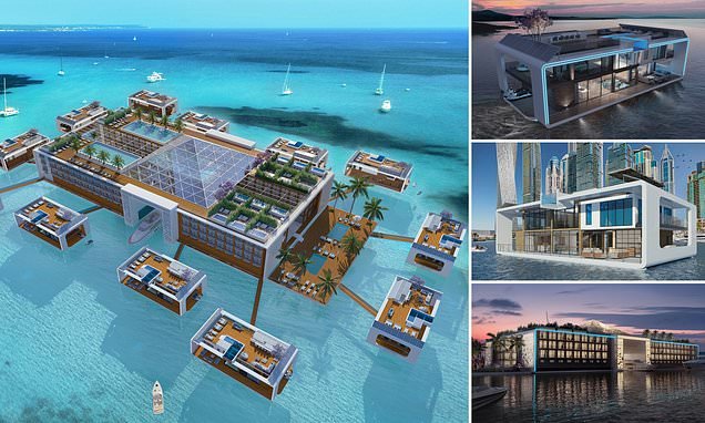 Удивительный плавучий пятизвездочный отель в Дубае