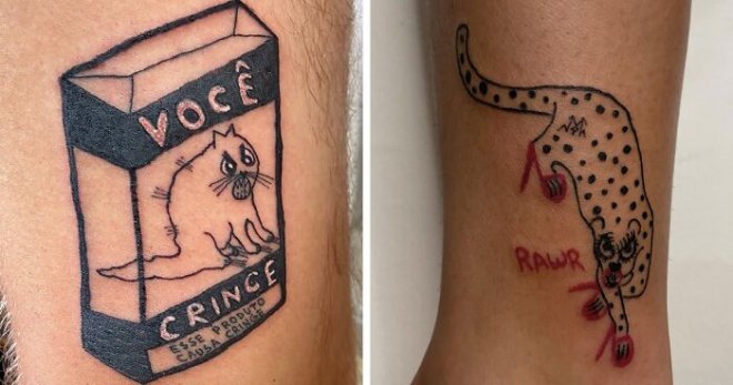 Художница-татуировщица не умеет рисовать, и поэтому людям так нравятся ее работы