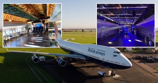 Самолет British Airways, купленный за 1 фунт стерлингов, превратился в бар, где устраиваются роскошные авиавечеринки